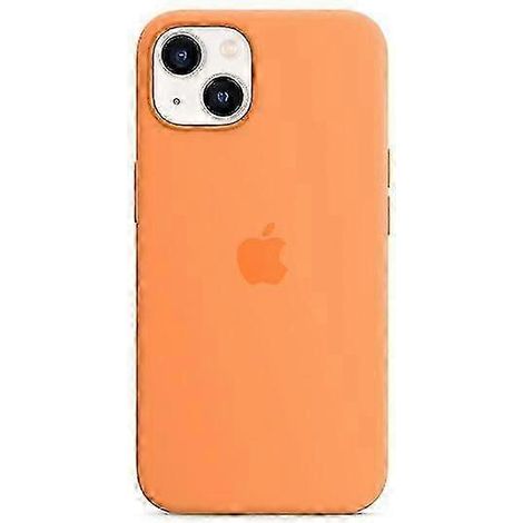 Silikon-Handyhülle für iPhone 13 (Ringelgold) (1/3)
