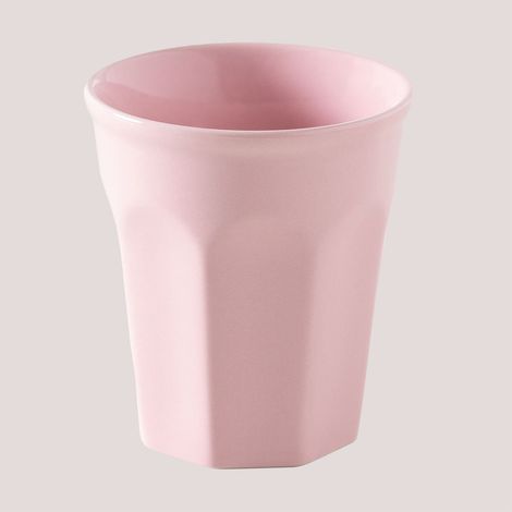 SKLUM 4er-Pack Becher 30 cl aus Porzellan Giulin Zuckerwatte-Rose                                  