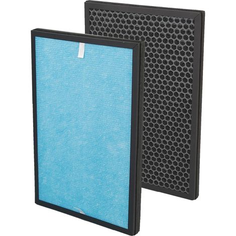 Epi188 Filtre Compatible avec le Purificateurs d'Air Aiibot Epi188 de Rechange Filtre HEPA 4 en 1 Avec Filtre à Charbon Actif (2 Pièces) (1/5)