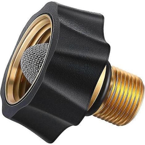 Adaptateur pour tuyau d'arrosage 3/4 femelle vers 3/8 mâle (entrée d'eau) pour eau propre à pression multiple (1/5)