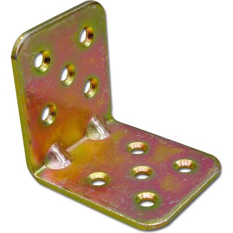 PIASTRA PER TRAVI PIEGATA 45X45MM L 40MM ZINCO+