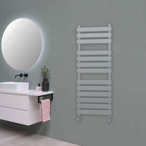 Marvella Flat Panel Towel Rail - Chrome - 1300 x 500mm (1/2)