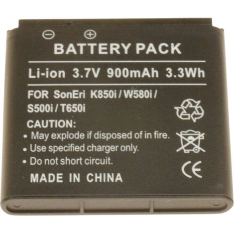 ACCU LI-ION 3,7V-900MAH GSM POUR PILES ACCUMULATEURS - 5632245 (1/2)
