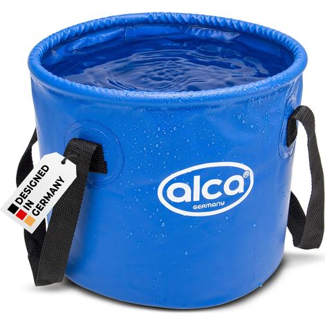 alca® Eimer 15 l faltbar wasserfest Planen-Material Camping & Freizeit