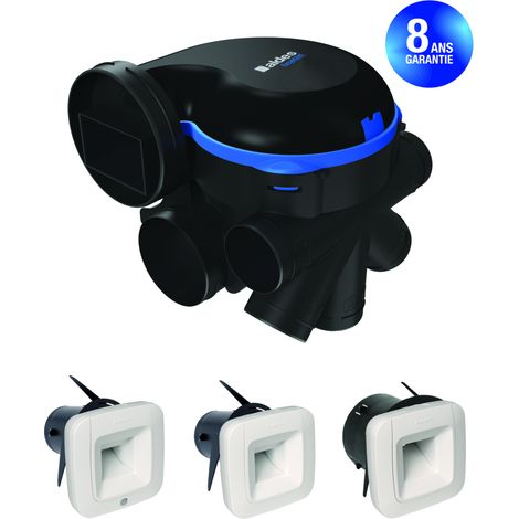 Kit VMC simple flux EasyHOME HYGRO PREMIUM Moyenne Pression MP BDH - ALDES - 11033501