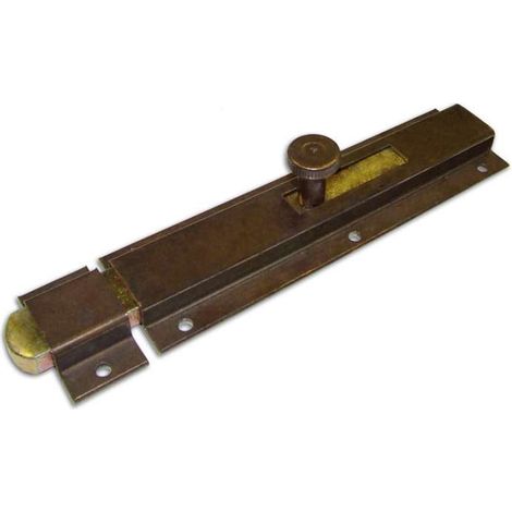 Catenaccio verticale pesante 300 x 57 mm. - bronzato