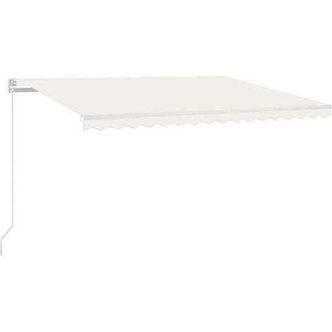 Maison Exclusive - Tenda da Sole Retrattile Automatica 450x300 cm Crema