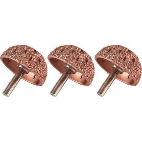 3X Pneu Tête de Meulage de Meule de Bol En Acier de Tungstène de Kit de Réparation de Rectifieuse (1/5)