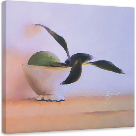 Cadre déco Nature morte Fruits Feuille 50x50 (1/5)