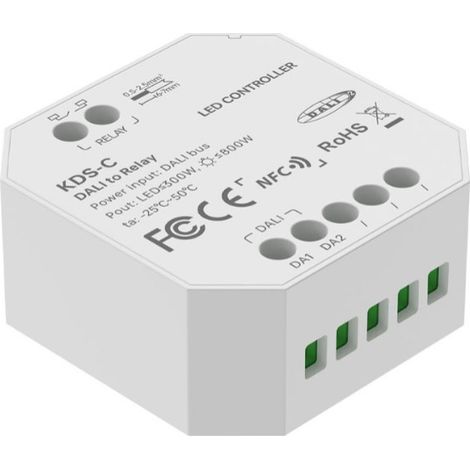 Module de commutation relais DALI programmable NFC LTECH KDS-C (1/2)