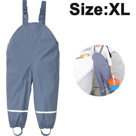 Pantalon de pluie imperméable et anti-salissures pour enfants, garçons et filles (1/5)