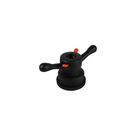 Machine de pneu de voiture noire à dégagement rapide, écrou de serrage d'aile de moyeu équilibreur de roue(Inner diameter 40mm pitch 3mm)