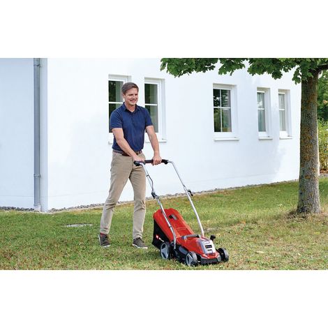 Einhell Tondeuse à gazon sans fil GE-CM 18/33 Li Kit PXC (18V, Brushless, Largeur de Coupe 33cm) Livré avec Batterie 4,0 Ah et Chargeur — vue 4