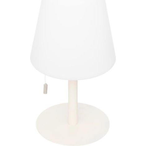 Lampe à Poser d'Extérieur "Zack" 30cm Beige (1/4)