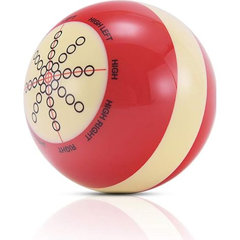 Batting Marked Red-White Pool Ball Billiard Training Ball