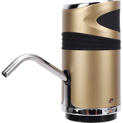 Extracteur d'eau automatique pour bouteille 1200mAh batterie recharge USB verrouillage enfant distributeur électrique eau potable maison dortoir bureau doré (1/5)