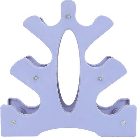 1 support à haltères en ABS, double face, idéal pour ranger vos haltères. (1/5)
