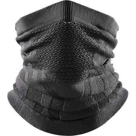 Cache-cou épais, chaud et coupe-vent, demi-masque, idéal pour les activités de plein air comme le vélo, la randonnée, la course à pied et le ski. (1/5)