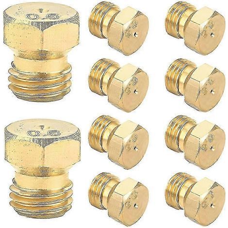1/3/5 10pcs/set Widely Used Brass Jet Nozzles Hexagon Shape Burner (1/5)