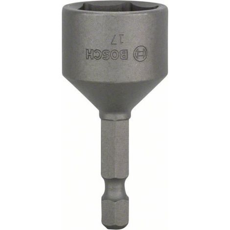 Bosch Accessories  2608550072 Steckschlüssel-Maschinenaufnahme 17 mm  Antrieb 1/4" (6.3 mm) 50 mm 1
