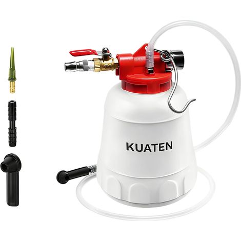 Outil de purge en ABS visible avec poignée ergonomique pour un liquide clair lors l'entretien du purgeur frein professionnel -