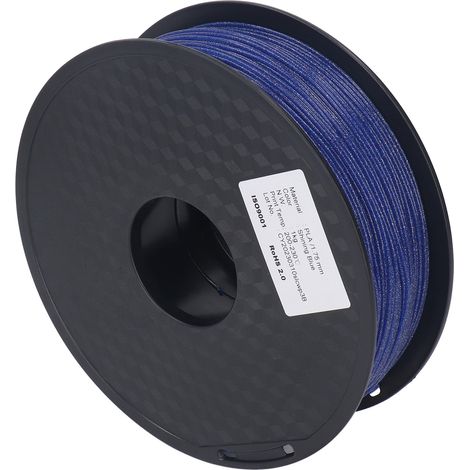 1,75 mm 3D-Druckerfilament, leuchtend blauer Glitzer, starkes und glattes PLA-Seidenfilament, hochwertiges Verbrauchsmaterial (1/5)