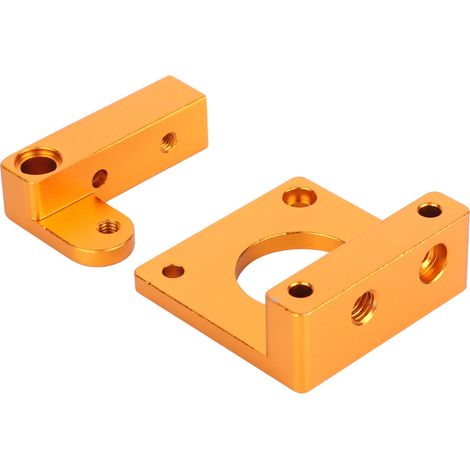 Bloc de montage en aluminium anodisé pour extrudeuse d'imprimante 3D - Support DIY et accessoires de fixation