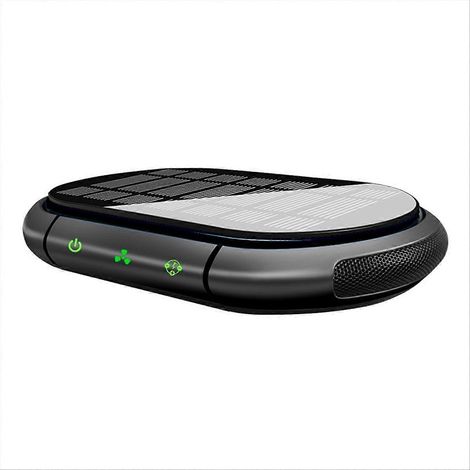 Désodorisant solaire USB pour voiture, générateur d'ions négatifs, filtre à trois couches, pour l'intérieur de votre véhicule, accessoire auto noir (1/5)
