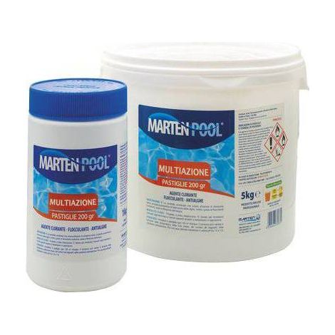 MULTIAZIONE X PISCINA PASTIGLIE MARTEN