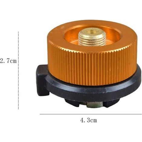 Adaptateur de Propane Tuyau de Rechange pour convertisseur de Tuyau Se connecte au Camping en Plein air Camping Cuisinière à gaz (1/4)