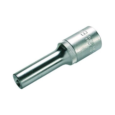 BGS Steckschlüssel-Einsatz E-Profil tief Antrieb Innenvierkant 12,5 mm (1/2") SW E10 - 6440
