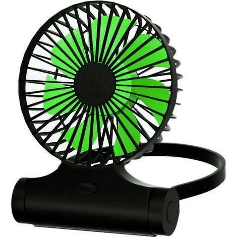 Ventilateur de plafond USB 4 feuilles, refroidisseur d'air suspendu, 4400 mAh, vitesse variable, ventilateur de tente (1/4)