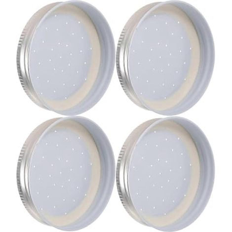 Abreuvoir pour ruche avec couvercles métalliques perforés pour bocaux Mason -
