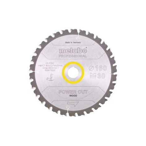 Metabo Lama power cut wood - professional, 160x2,2/1,4x20, Z30 WZ 5° (628071000) (1/2)