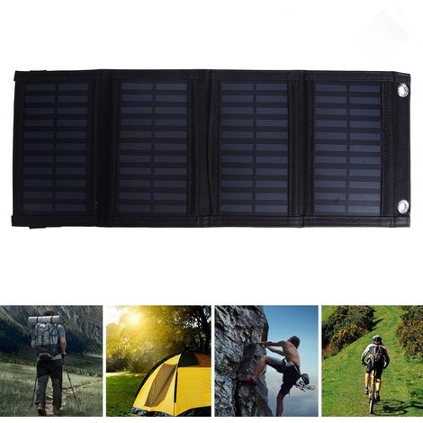 Sac Solaire Portable 20W Pliable pour le Camping et Randonnée - Chargeur Solaire Étanche Mini pour Téléphones et Appareils Mobiles -AUTRES (1/5)