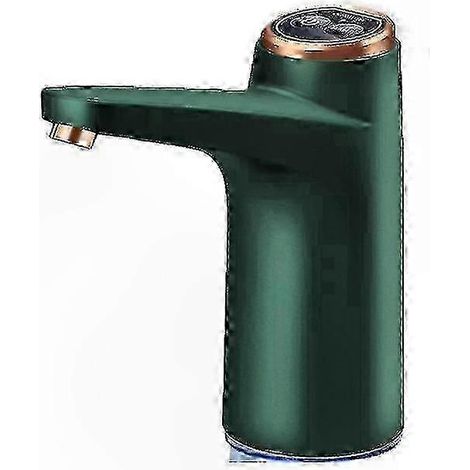 Distributeur d'eau portable rechargeable USB pour bouteilles, pompe à eau sans fil, usage domestique et voyage, facile à utiliser. (1/4)