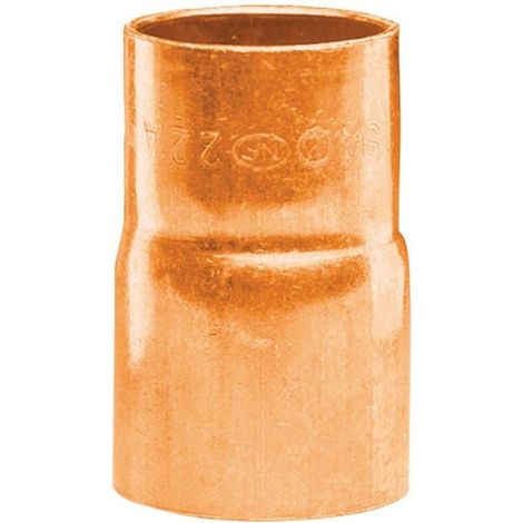 réduction en cuivre à souder - mâle 22 mm vers femelle 18 mm - sachet de 2 (1/2)