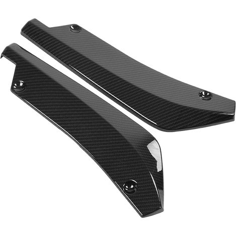 Universeller Heckstoßstangenspoiler aus Kohlefaser, Canard-Diffusor, Spoilerlippe (1 Paar) (1/5)