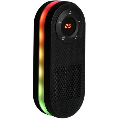 Mini ventilateur chaud petite lampe de nuit domestique modèle portable ventilateur chaud télécommande chauffage électrique (1/2)