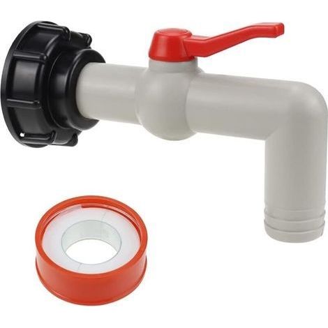 Adaptateur pour Robinet IBC pour Réservoir Filetage 60 mm Adaptateur pour Réservoir d'eau de pluie IBC(DN40/50) (1/5)