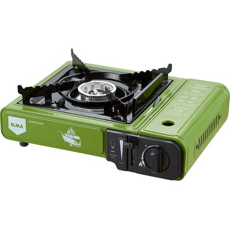 Réchaud Gaz Elma Outer Start Green Compact, Puissant Et Polyvalent Pour Extérieur - Elma