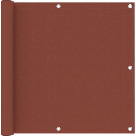 Balcony Screen Terracotta 90x500 cm Oxford Fabric vidaXL