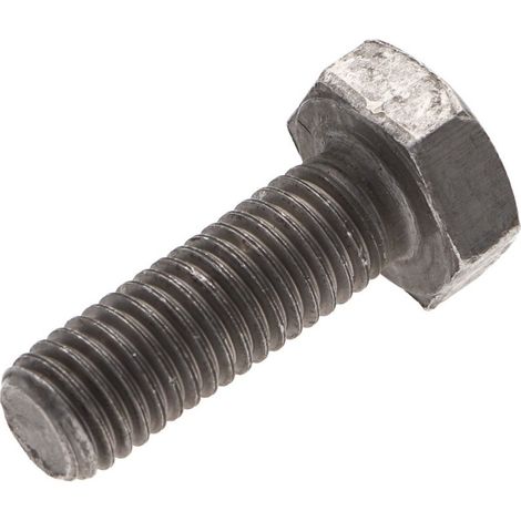 Vis métaux Tête hexagonale TH M6X8 Classe 6.8 Acier brut-10 pièces