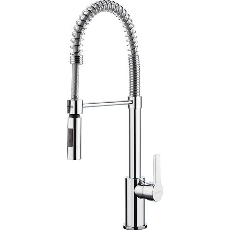 Smeg MIDR55CR rubinetto Cromo Made in Italy. Colore del prodotto: Cromo, Controllo del flusso d'acqua: Leva sanitaria, Numero di rubinetti/leve: Singolo. Altezza sopra la superficie di fissaggio (m... (1/4)