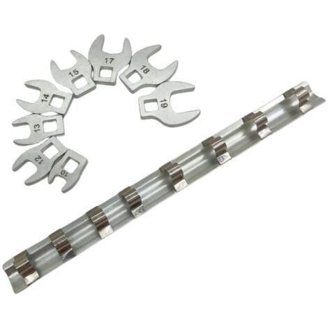 royaluxe-Jeu de 10 clés à fourche 10 - 19 mm