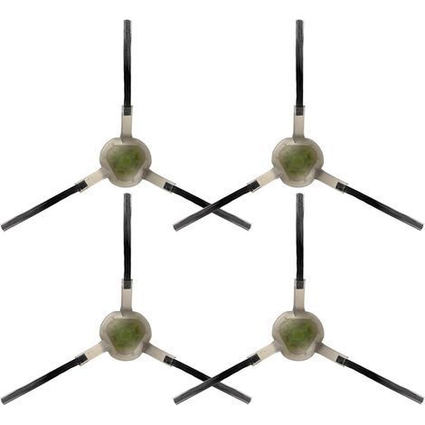 (4 piezas) Cepillos laterales de repuesto para aspiradoras robot Lefant M210B, M213S, M210S, M210, M213, M210 Pro, M210P, M1, M310, M320, OKP Life K2, K3, K3A, K4, K5 (1/5)