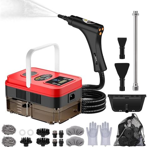 Hand Steam Cleaner, 1.2L, Red (1/5)