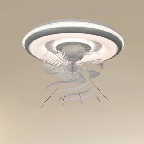 Trade Shop - VENTILATOR-DECKENLEUCHTE 3200K-6500K RUNDE DECKENLEUCHTE FAN 33214 - (1/4)