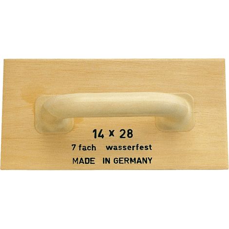 STUBAI Holz Reibbrett 360 x 200 mm 7-fach verleimt, wasserfest (1/2)