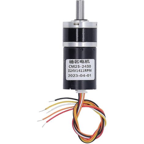 24-V-Getriebemotor mit 1411 U/min, bürstenloses Aluminium-Untersetzungsgetriebe, hohes Drehmoment, kompaktes Getriebe für industrielle Anwendungen (1/4)